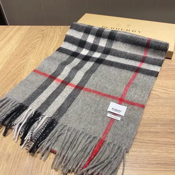 Hyper Peter Burberry Check Cashmere Scarf 0123