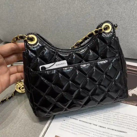 Hyper Peter HOBO HANDBAG-17*19*6cm CHANEL 0214