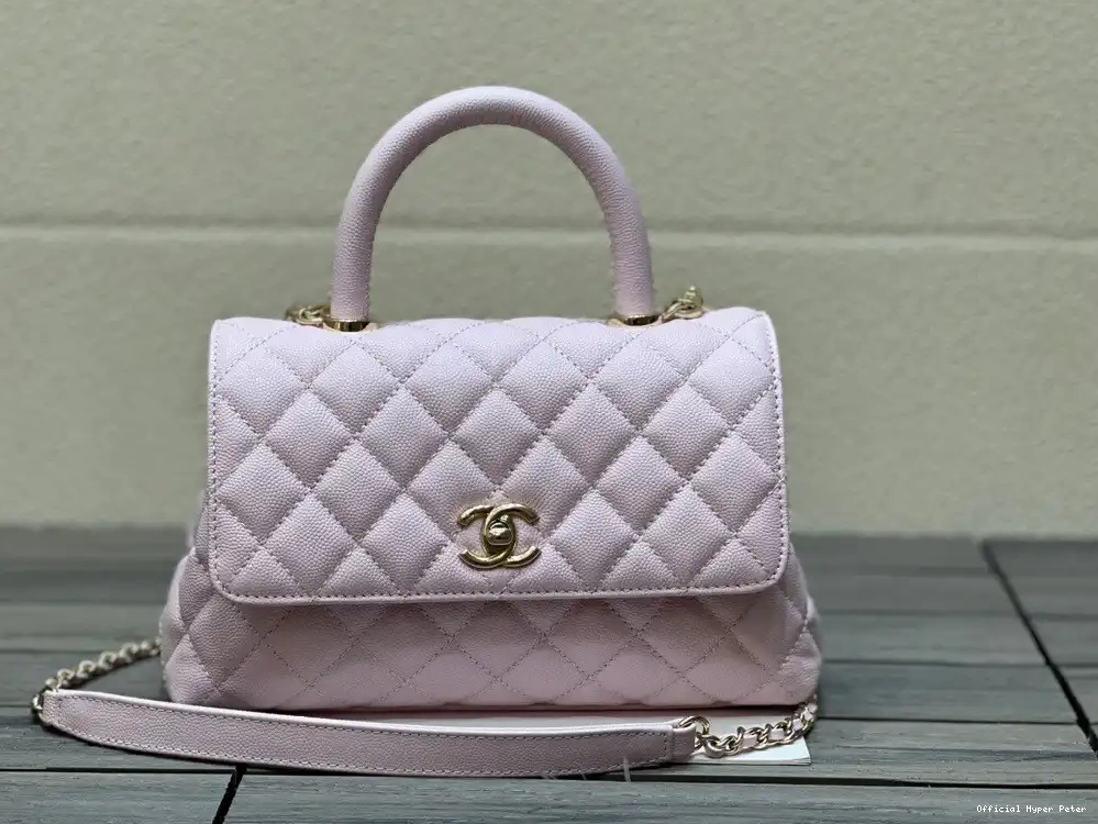 HyperPeter WITH HANDLE CHANEL TOP FLAP BAG 0219