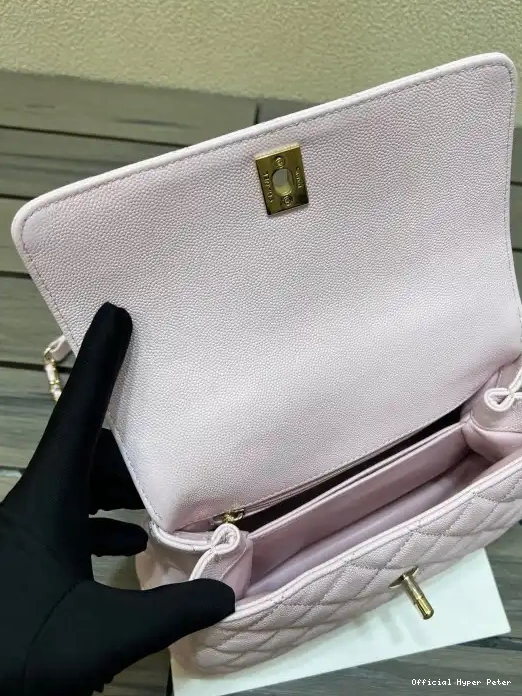 HyperPeter WITH HANDLE CHANEL TOP FLAP BAG 0219