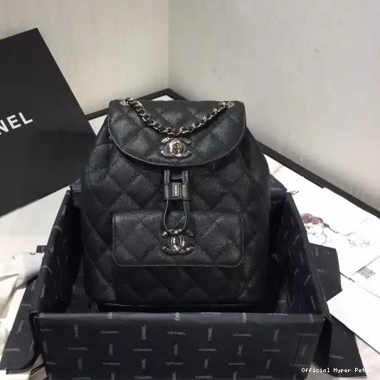 Hyper Peter CHANEL GOLD WITH HARDWARE CAVIAR BACKPACK IN 0210