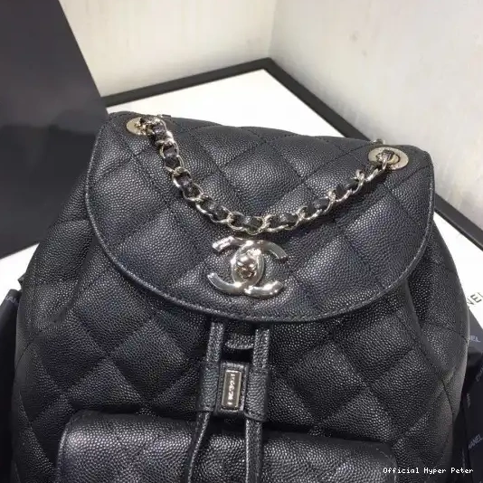 Hyper Peter CHANEL GOLD WITH HARDWARE CAVIAR BACKPACK IN 0210