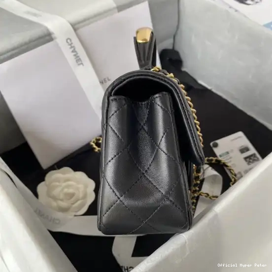 HyperPeter HANDLE-20*12*6cm CHANEL TOP BAG WITH FLAP 0214