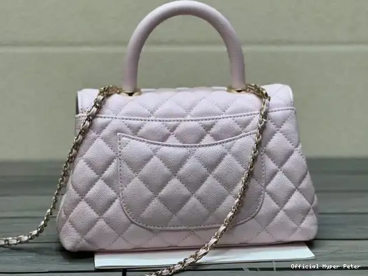 HyperPeter WITH HANDLE CHANEL TOP FLAP BAG 0219