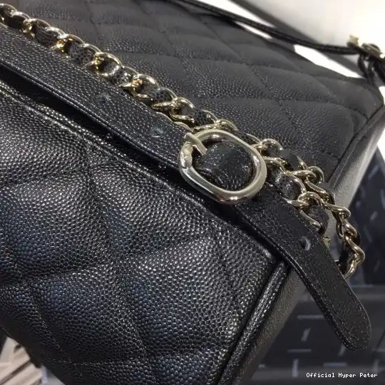 Hyper Peter CHANEL GOLD WITH HARDWARE CAVIAR BACKPACK IN 0210